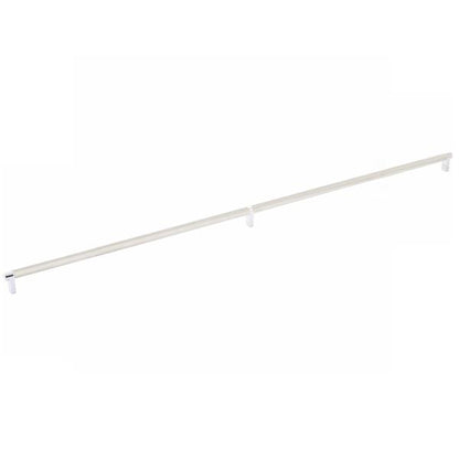 Emtek - Select Cabinet Pull 36 Inch C-C, Rectangular Stem, Knurled Bar
