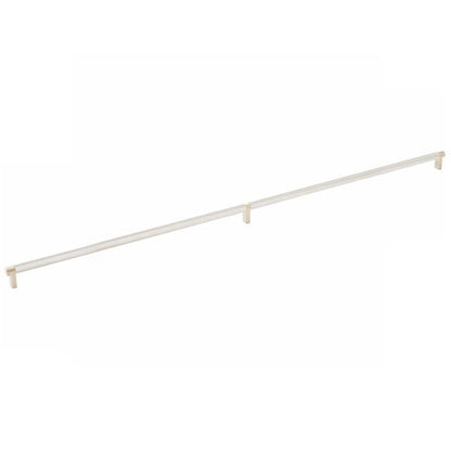 Emtek - Select Cabinet Pull 36 Inch C-C, Rectangular Stem, Knurled Bar