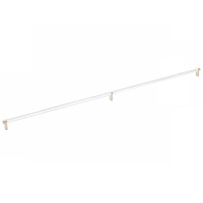 Emtek - Select Cabinet Pull 36 Inch C-C, Rectangular Stem, Knurled Bar