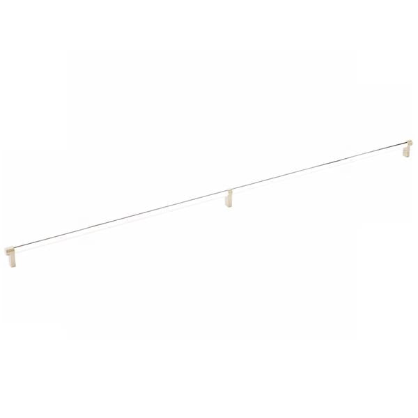 Emtek - Select Cabinet Pull 36 Inch C-C, Rectangular Stem, Smooth Bar