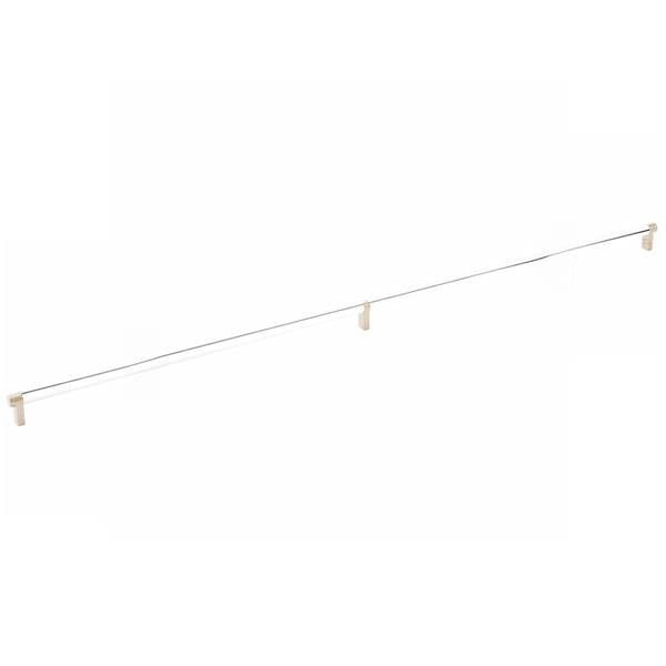 Emtek - Select Cabinet Pull 36 Inch C-C, Rectangular Stem, Smooth Bar