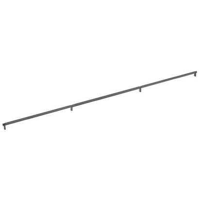 Emtek - Select Cabinet Pull 54 Inch C-C, Rectangular Stem, Knurled Bar