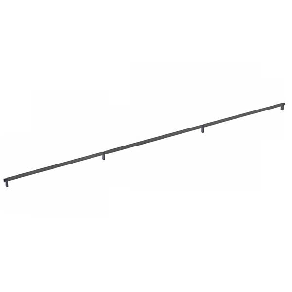 Emtek - Select Cabinet Pull 54 Inch C-C, Rectangular Stem, Knurled Bar
