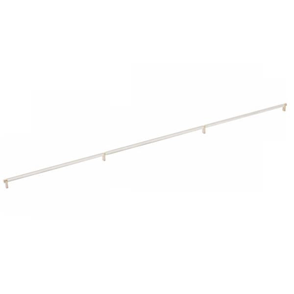 Emtek - Select Cabinet Pull 54 Inch C-C, Rectangular Stem, Knurled Bar