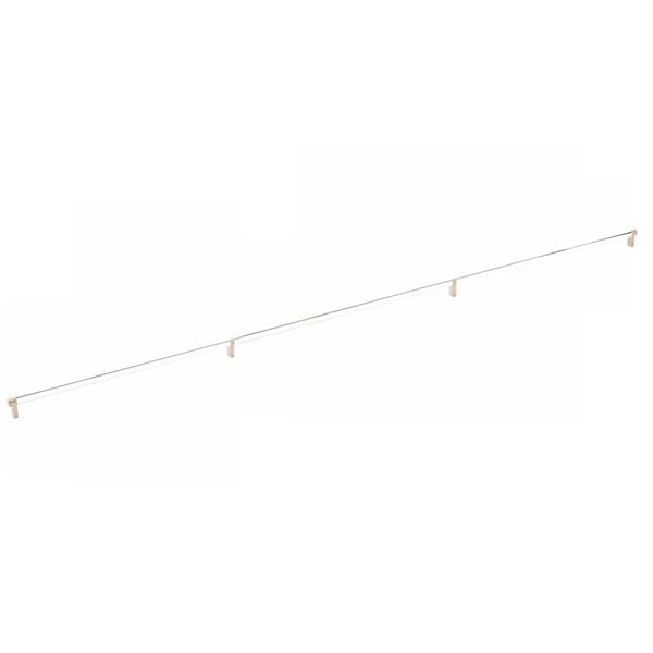 Emtek - Select Cabinet Pull 54 Inch C-C, Rectangular Stem, Smooth Bar