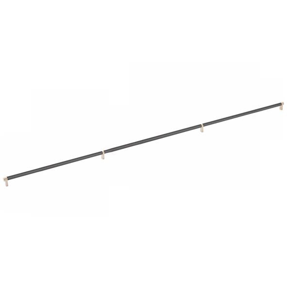 Emtek - Select Cabinet Pull 54 Inch C-C, Rectangular Stem, Smooth Bar