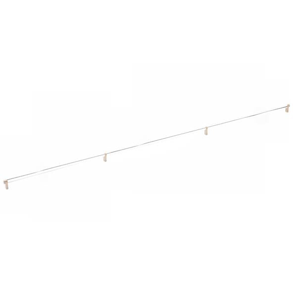 Emtek - Select Cabinet Pull 54 Inch C-C, Rectangular Stem, Smooth Bar