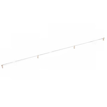 Emtek - Select Cabinet Pull 54 Inch C-C, Rectangular Stem, Smooth Bar