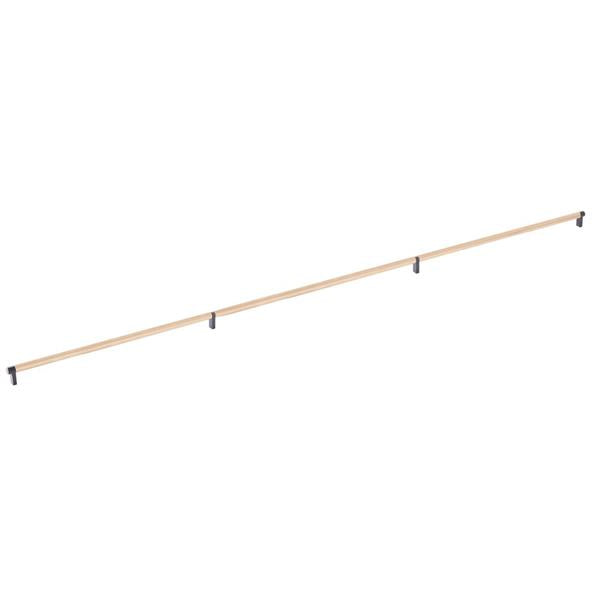 Emtek - Select Cabinet Pull 54 Inch C-C, Rectangular Stem, Knurled Bar