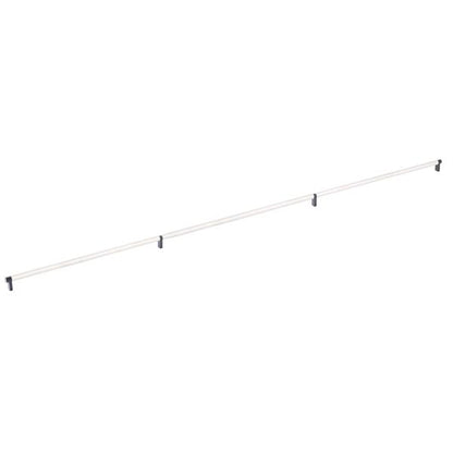 Emtek - Select Cabinet Pull 54 Inch C-C, Rectangular Stem, Knurled Bar