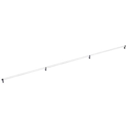 Emtek - Select Cabinet Pull 54 Inch C-C, Rectangular Stem, Knurled Bar