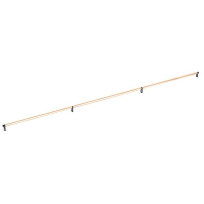 Emtek - Select Cabinet Pull 54 Inch C-C, Rectangular Stem, Smooth Bar