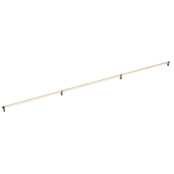 Emtek - Select Cabinet Pull 54 Inch C-C, Rectangular Stem, Smooth Bar
