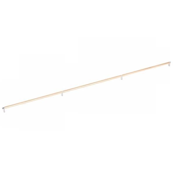 Emtek - Select Cabinet Pull 54 Inch C-C, Rectangular Stem, Smooth Bar