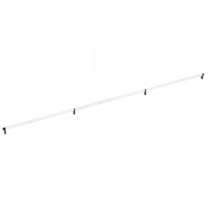 Emtek - Select Cabinet Pull 54 Inch C-C, Rectangular Stem, Knurled Bar