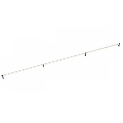 Emtek - Select Cabinet Pull 54 Inch C-C, Rectangular Stem, Smooth Bar