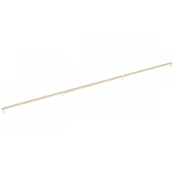 Emtek - Select Cabinet Pull 54 Inch C-C, Rectangular Stem, Knurled Bar