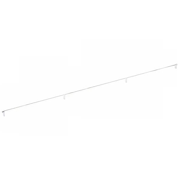 Emtek - Select Cabinet Pull 54 Inch C-C, Rectangular Stem, Smooth Bar