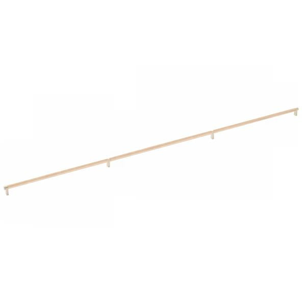 Emtek - Select Cabinet Pull 54 Inch C-C, Rectangular Stem, Knurled Bar