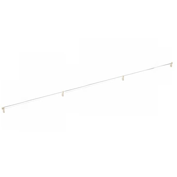 Emtek - Select Cabinet Pull 54 Inch C-C, Rectangular Stem, Smooth Bar