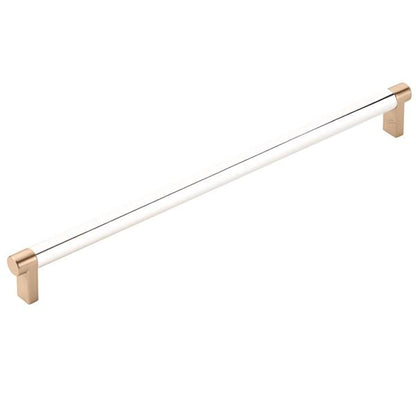 Emtek - Select Appliance Pull 12 Inch C-C, Rectangular Stem, Smooth Bar