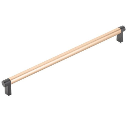Emtek - Select Appliance Pull 12 Inch C-C, Rectangular Stem, Smooth Bar
