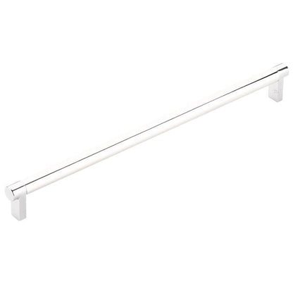 Emtek - Select Appliance Pull 12 Inch C-C, Rectangular Stem, Smooth Bar