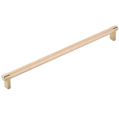 Emtek - Select Appliance Pull 12 Inch C-C, Rectangular Stem, Knurled Bar