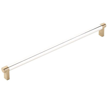 Emtek - Select Appliance Pull 12 Inch C-C, Rectangular Stem, Smooth Bar