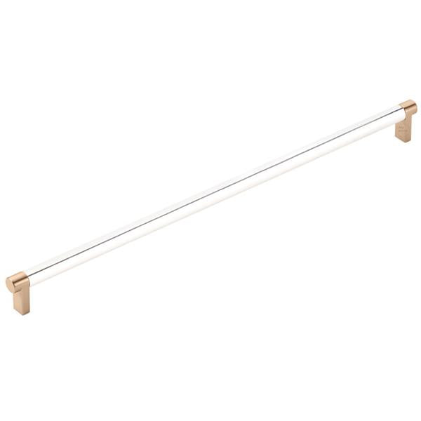 Emtek - Select Appliance Pull 18 Inch C-C, Rectangular Stem, Smooth Bar