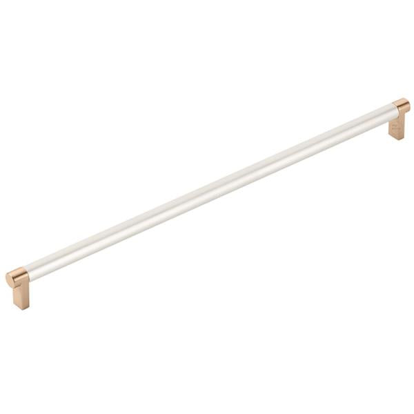 Emtek - Select Appliance Pull 18 Inch C-C, Rectangular Stem, Smooth Bar
