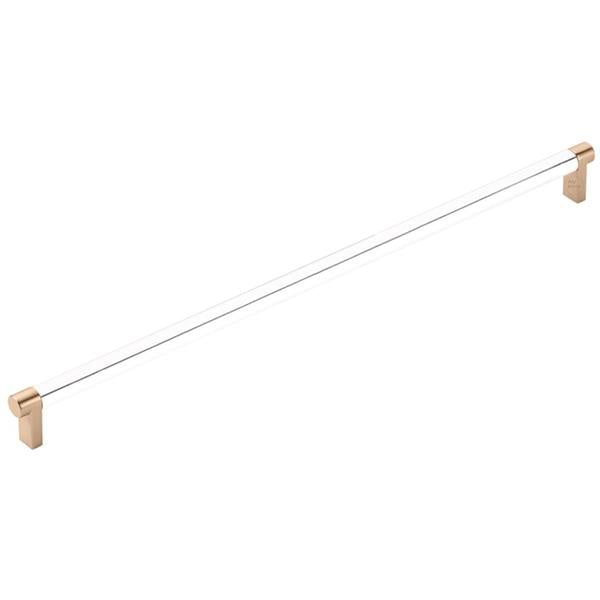 Emtek - Select Appliance Pull 18 Inch C-C, Rectangular Stem, Smooth Bar