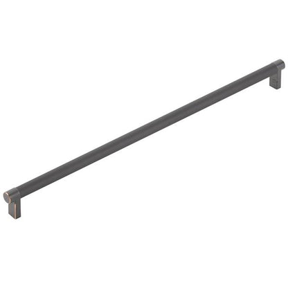 Emtek - Select Appliance Pull 18 Inch C-C, Rectangular Stem, Knurled Bar