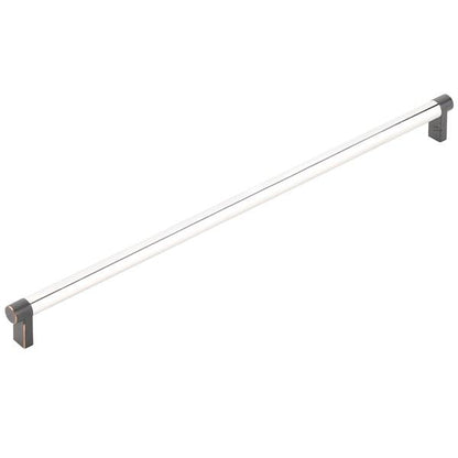Emtek - Select Appliance Pull 18 Inch C-C, Rectangular Stem, Smooth Bar