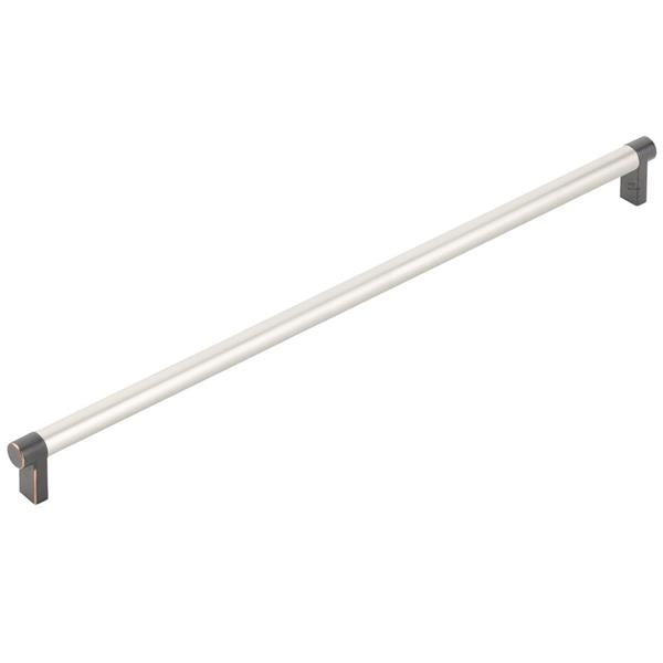 Emtek - Select Appliance Pull 18 Inch C-C, Rectangular Stem, Smooth Bar