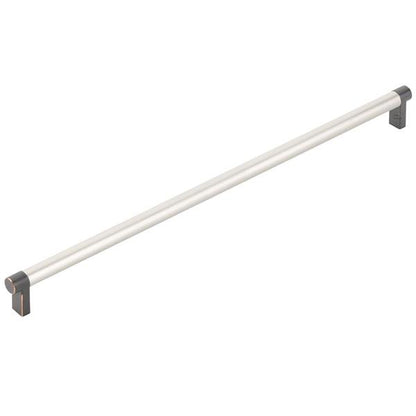 Emtek - Select Appliance Pull 18 Inch C-C, Rectangular Stem, Smooth Bar
