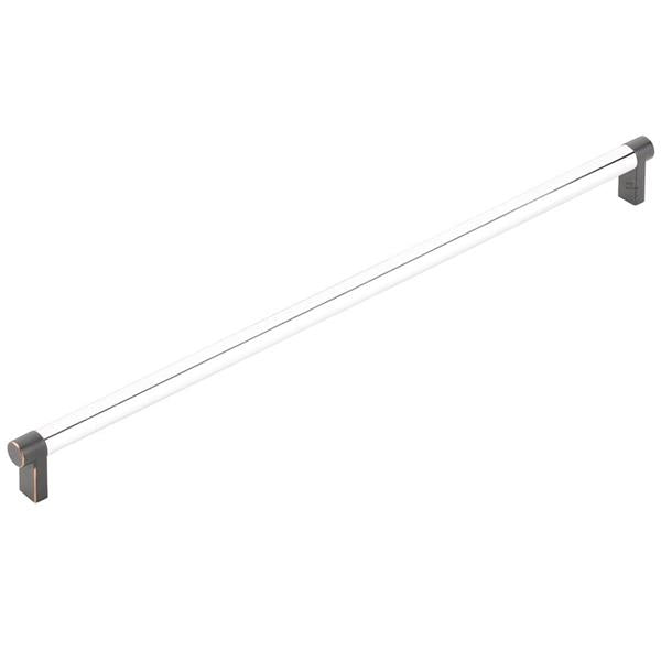 Emtek - Select Appliance Pull 18 Inch C-C, Rectangular Stem, Smooth Bar
