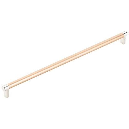 Emtek - Select Appliance Pull 18 Inch C-C, Rectangular Stem, Smooth Bar