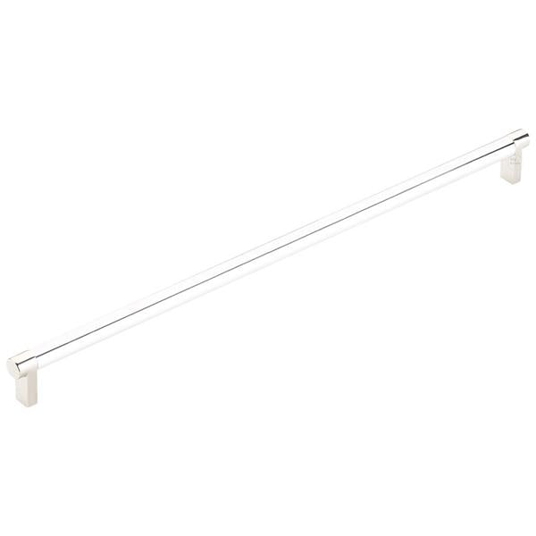 Emtek - Select Appliance Pull 18 Inch C-C, Rectangular Stem, Smooth Bar