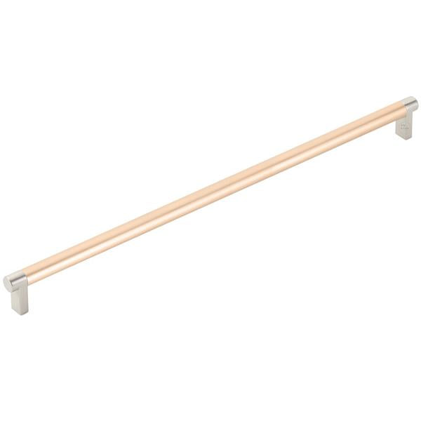Emtek - Select Appliance Pull 18 Inch C-C, Rectangular Stem, Smooth Bar