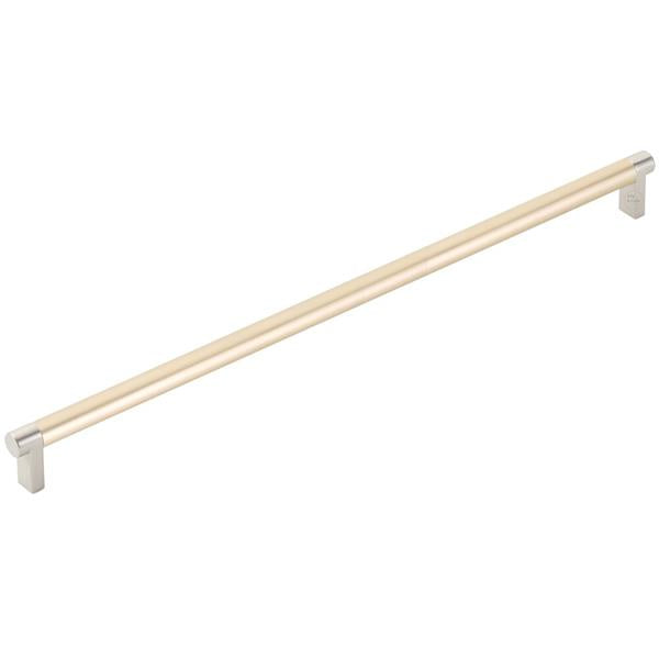 Emtek - Select Appliance Pull 18 Inch C-C, Rectangular Stem, Smooth Bar