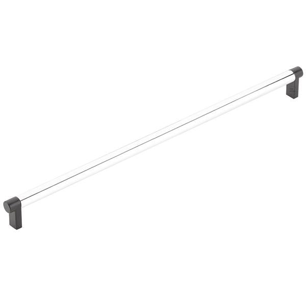 Emtek - Select Appliance Pull 18 Inch C-C, Rectangular Stem, Smooth Bar
