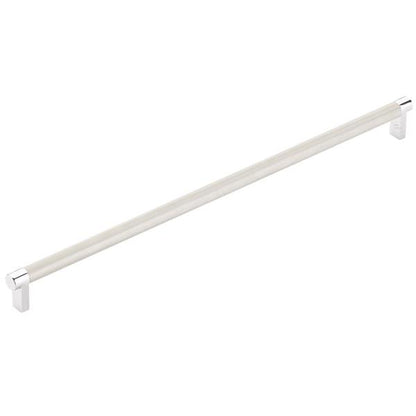 Emtek - Select Appliance Pull 18 Inch C-C, Rectangular Stem, Knurled Bar