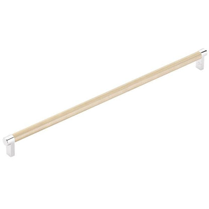 Emtek - Select Appliance Pull 18 Inch C-C, Rectangular Stem, Knurled Bar