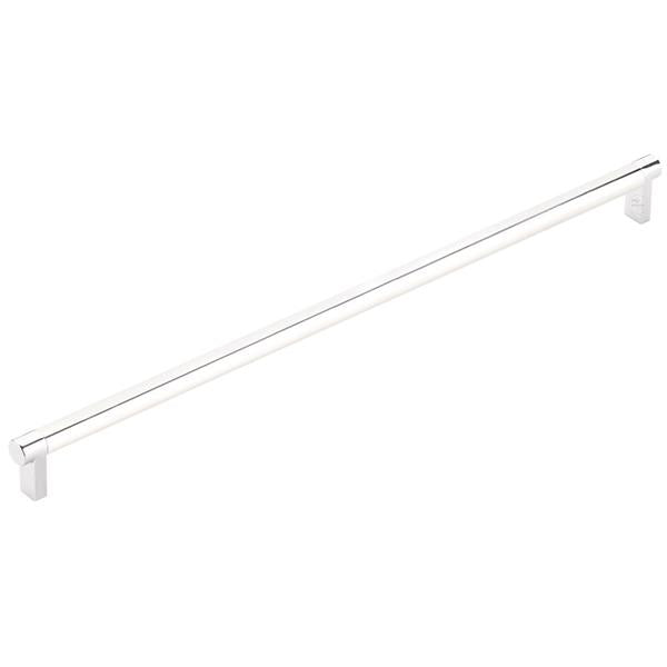 Emtek - Select Appliance Pull 18 Inch C-C, Rectangular Stem, Smooth Bar