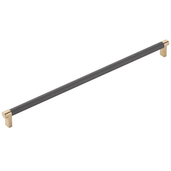 Emtek - Select Appliance Pull 18 Inch C-C, Rectangular Stem, Knurled Bar