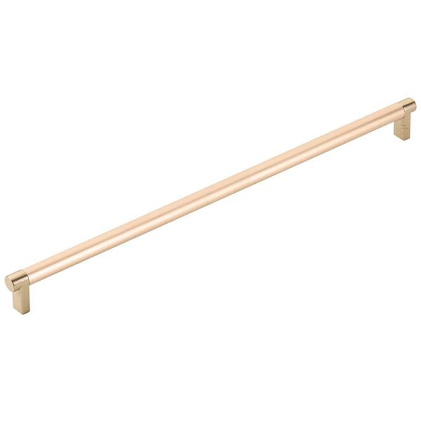 Emtek - Select Appliance Pull 18 Inch C-C, Rectangular Stem, Smooth Bar