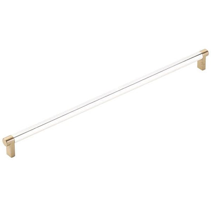 Emtek - Select Appliance Pull 18 Inch C-C, Rectangular Stem, Smooth Bar