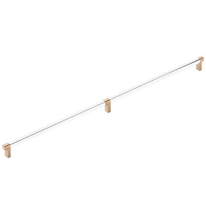 Emtek - Select Appliance Pull 24 Inch C-C, Rectangular Stem, Smooth Bar