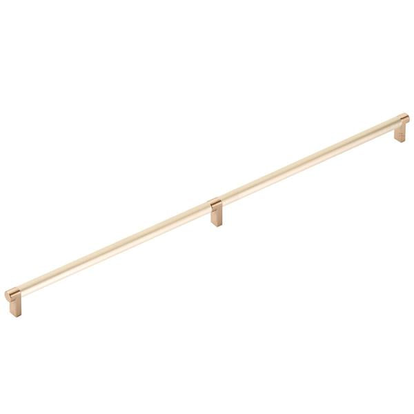 Emtek - Select Appliance Pull 24 Inch C-C, Rectangular Stem, Smooth Bar